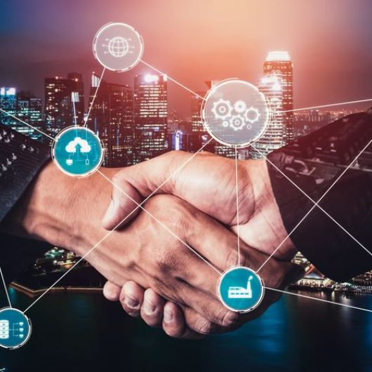 Industry 4.0 technology concept - Smart factory for fourth industrial revolution